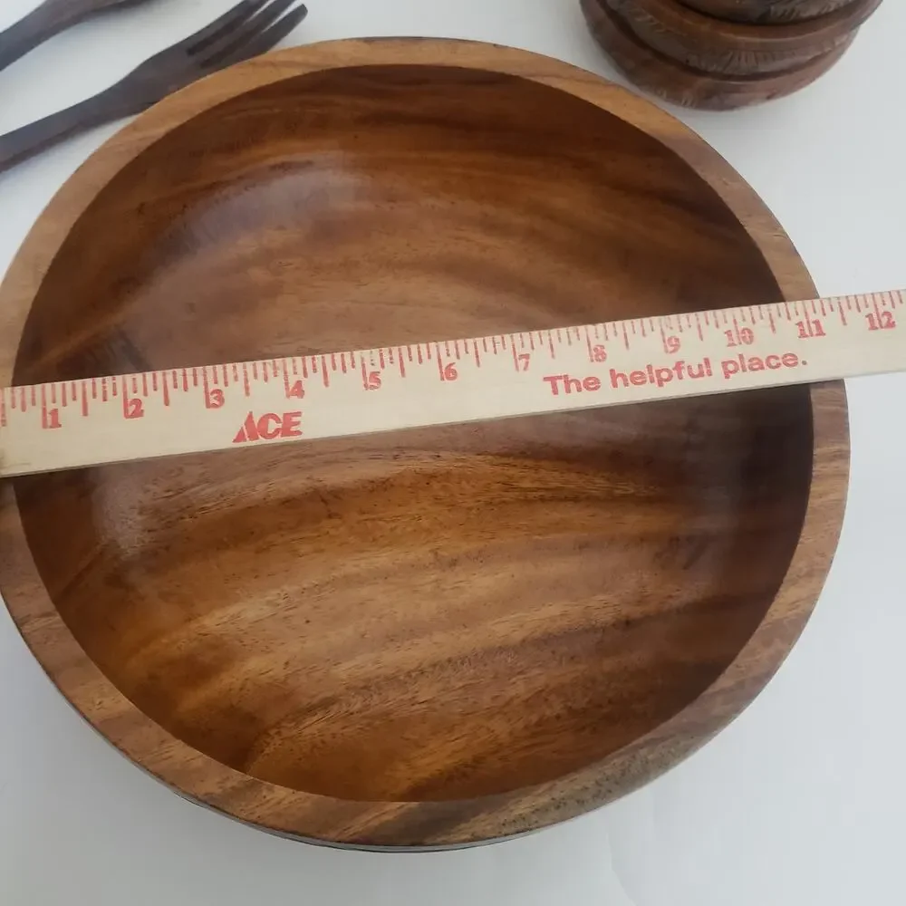 Wooden vtg hand